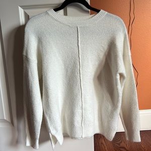 Basic white sweater